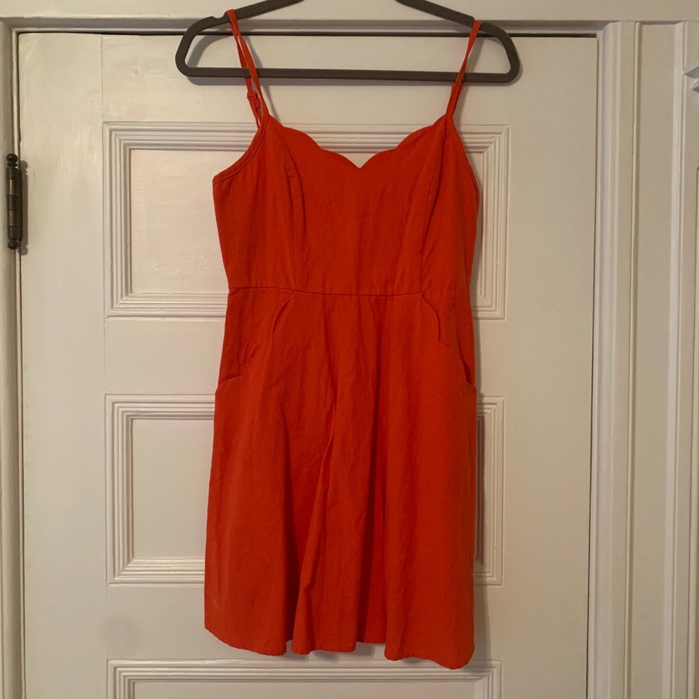 Bright Orange Dress